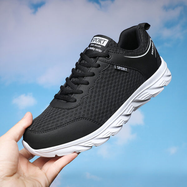 Sports Shoes Men's Shoes Mesh Casual Solid Soft Sole Large Size - Image 4