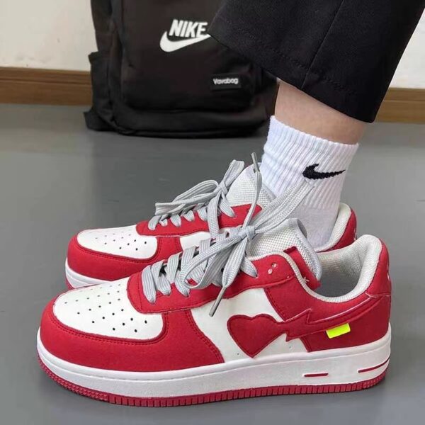 Mens Fashion Casual Splicing Thick Bottom Wear Sports Shoes - Image 4