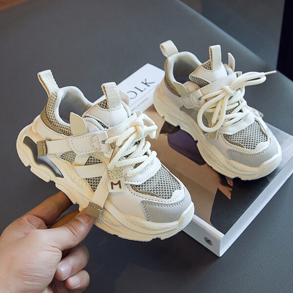 Boys' Fashion Simple Hollow Mesh Sneakers - Image 8