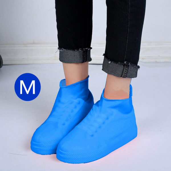 Men and women hiking slip wearable easy to carry silicone rain boots - Image 8