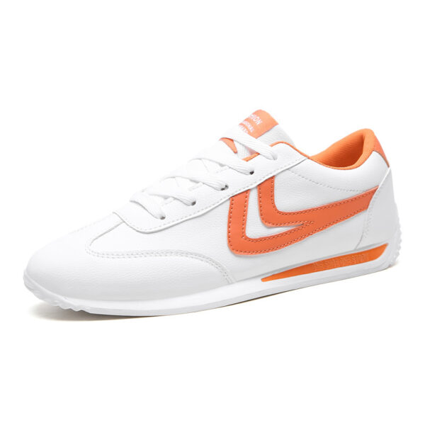 Men's Korean Style Trendy Shoes Breathable All-Match White Shoes - Image 3