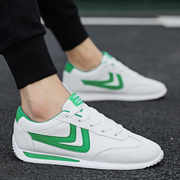 Men's Korean Style Trendy Shoes Breathable All-Match White Shoes - Image 8