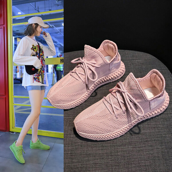 Fashion Candy Color Women Sneakers Tenis Feminino Casual Shoes Women Breathable Mesh Sneakers Women Yellow Red Basket Femme - Image 2