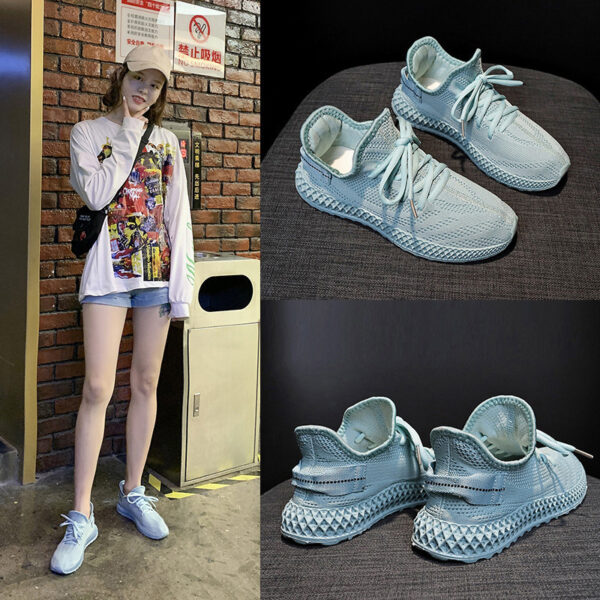 Fashion Candy Color Women Sneakers Tenis Feminino Casual Shoes Women Breathable Mesh Sneakers Women Yellow Red Basket Femme - Image 4