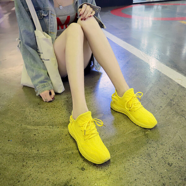 Fashion Candy Color Women Sneakers Tenis Feminino Casual Shoes Women Breathable Mesh Sneakers Women Yellow Red Basket Femme - Image 8