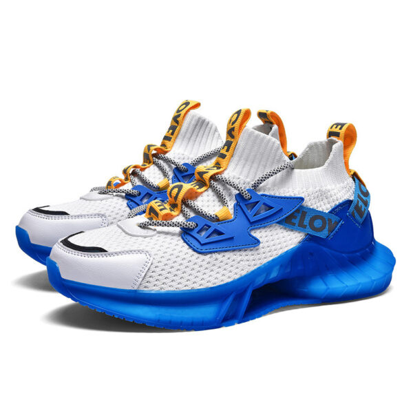 Colorful Luminous men's Shoes Particles Lightweight Coconut Casual Tide Running Shoes For Night Running - Image 2