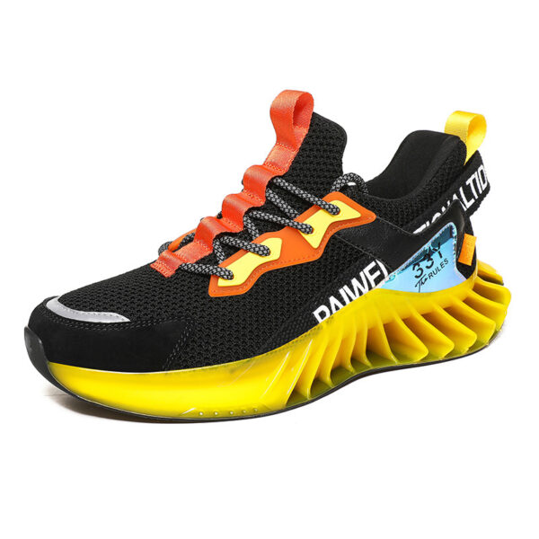 Sports Shoes Men'S Youth Breathable Shock Absorption Reflective Running Fitness Travel Shoes Large Blade Shoes - Image 3