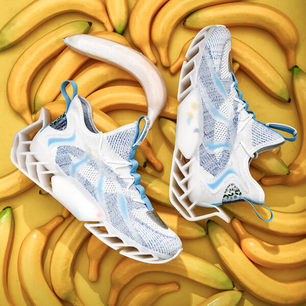 Flying Woven Leisure Thick Soled Sports Shoes For Men - Image 2