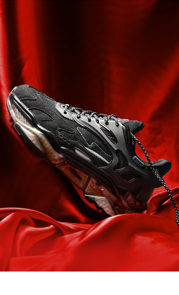 Low Cut Color Matching Flying Woven Breathable Sports Casual Running Korean Style Trendy Shoes Old Popcorn Soles - Image 4