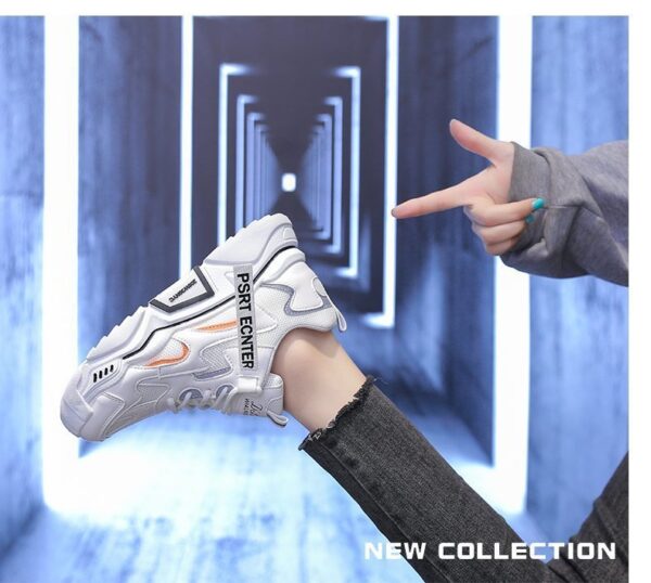 New Spring Women Sneakers Lightweight and Chunky Platform  Fashion Casual  Breathable Vulcanized Shoes - Image 5