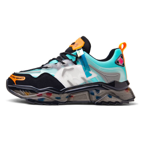 New Style Cool Casual Popcorn Bottom Spring And Autumn Comfortable Casual Youth Sports Shoes Men - Image 5