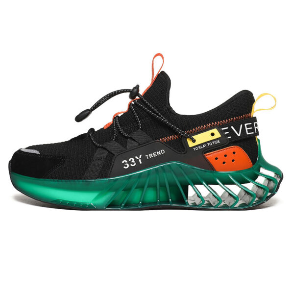 Fall Men'S Low-Top Round Toe Injection Shoes Sports Daily Sports Old Shoes - Image 4
