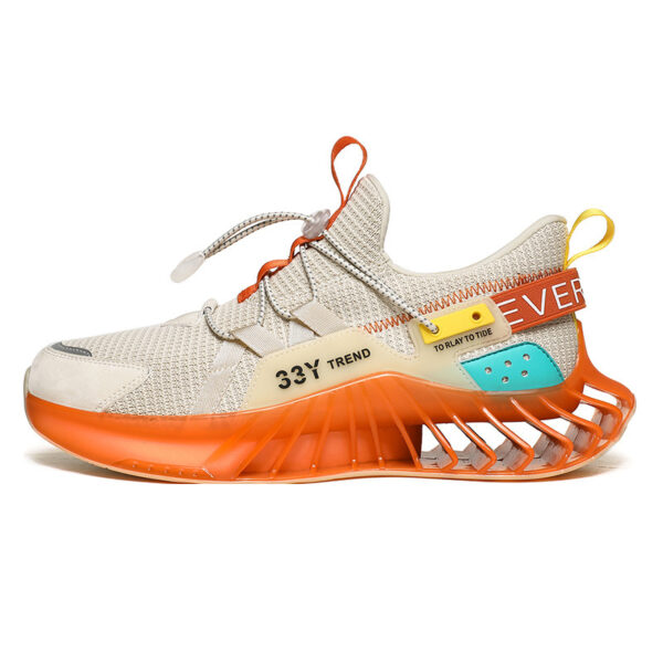 Fall Men'S Low-Top Round Toe Injection Shoes Sports Daily Sports Old Shoes - Image 3