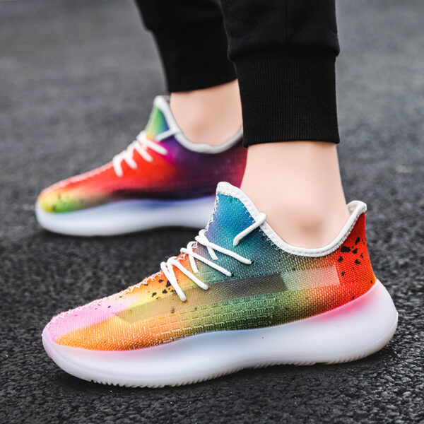 Men's Sports Single Shoes Trend Men's Shoes Breathable Casual Running Shoes - Image 2