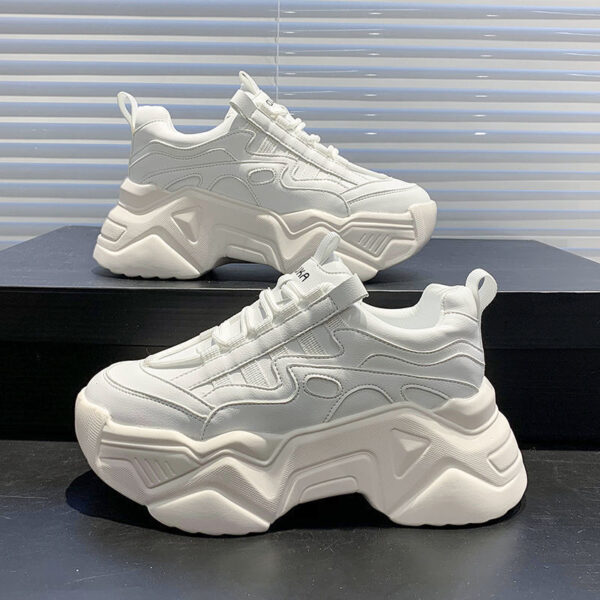 Daddy Shoes Female Ins Tide Spring And Autumn Single Shoes Wild Platform Platform Sports Casual Shoes - Image 5