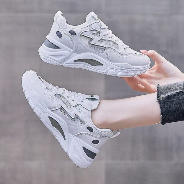 Daddy Shoes All-match Casual White Sports Women's Shoes - Image 4