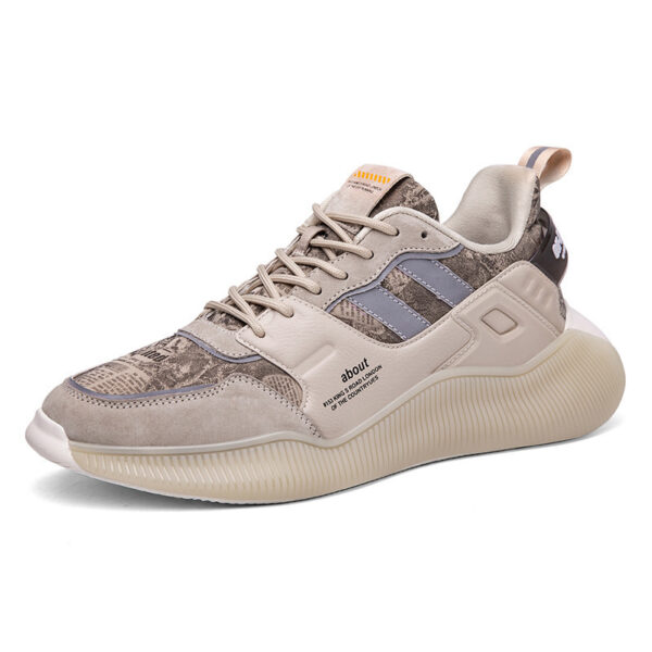 Men's Outdoor Platform Low-top Sports Running Shoes - Image 5