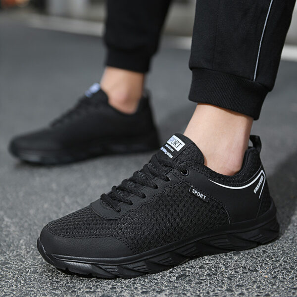 Sports Shoes Men's Shoes Mesh Casual Solid Soft Sole Large Size - Image 5