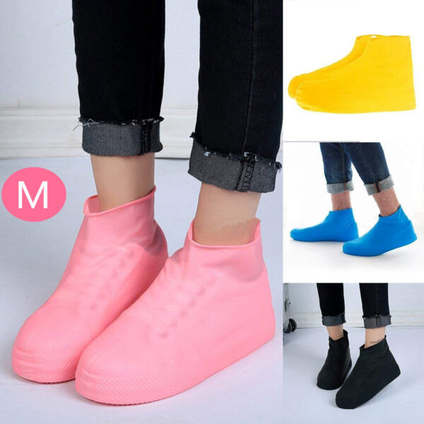 Men and women hiking slip wearable easy to carry silicone rain boots - Image 7