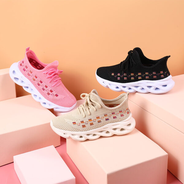 Girls' sports shoes with mesh - Image 5