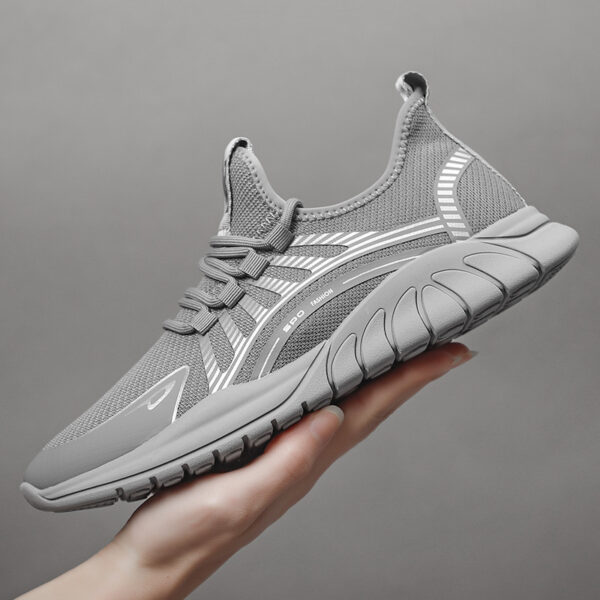 Men's Fashion Flyknit Casual Breathable Running Shoes - Image 6