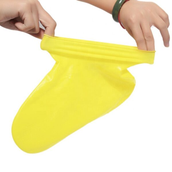 Men and women hiking slip wearable easy to carry silicone rain boots - Image 4