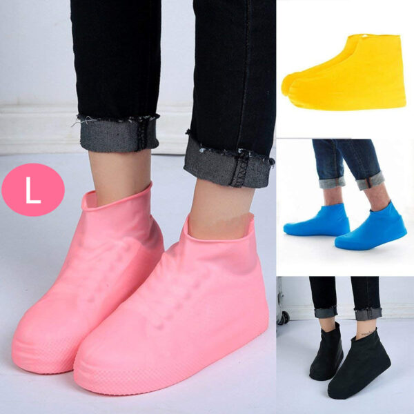 Men and women hiking slip wearable easy to carry silicone rain boots - Image 6