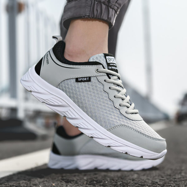 Sports Shoes Men's Shoes Mesh Casual Solid Soft Sole Large Size - Image 6