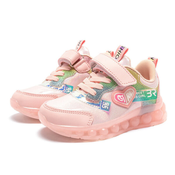 Teen Sports Shoes Girls Fashion Jelly Sole Sports Shoes Trend Single Shoes - Image 5