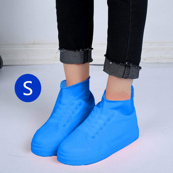 Men and women hiking slip wearable easy to carry silicone rain boots - Image 10