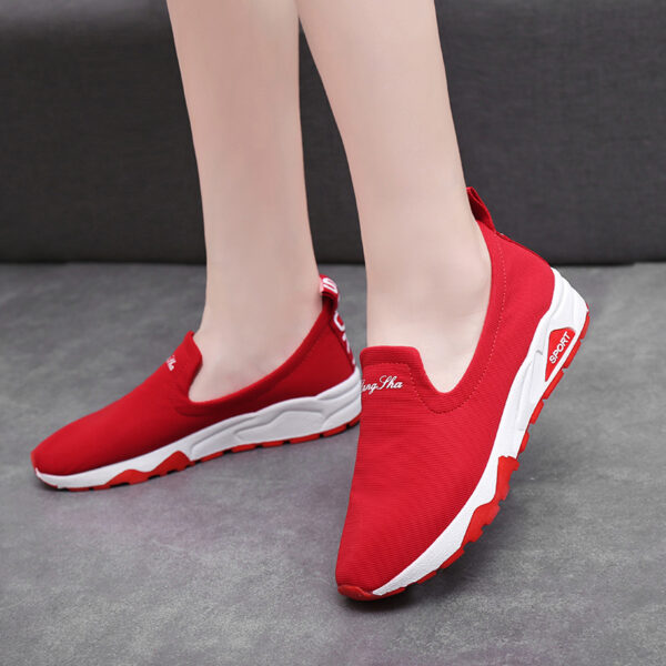 Women Canvas Shoes Youth Casual Shoes Comfortable High Heels канва обувь - Image 4