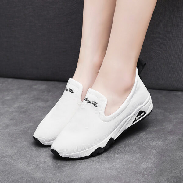 Women Canvas Shoes Youth Casual Shoes Comfortable High Heels канва обувь - Image 3