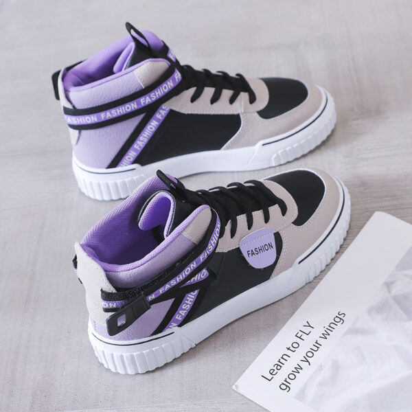 Sport All-match Student Female Whiteboard Shoes - Image 3