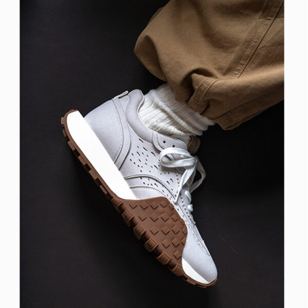 Retro Niche Thick-soled Jogging Casual Color-blocking Sneakers - Image 4
