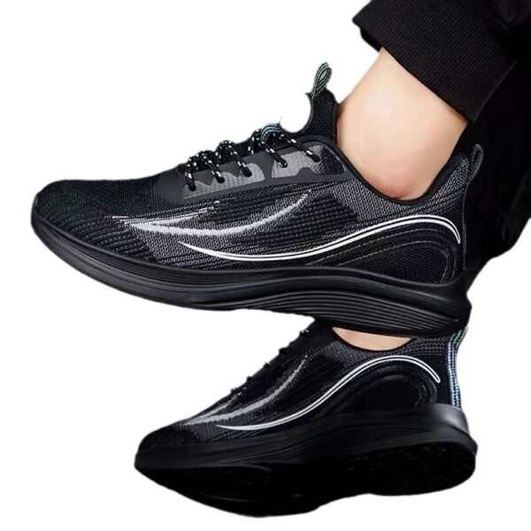 Mesh Round Head Lightweight Soft Sole Sneaker - Image 4