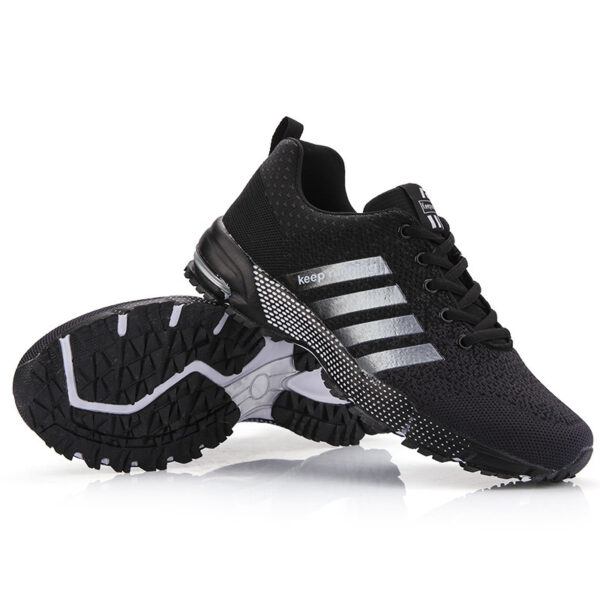 Casual Breathable Fly Woven Mesh Sneakers - Image 5