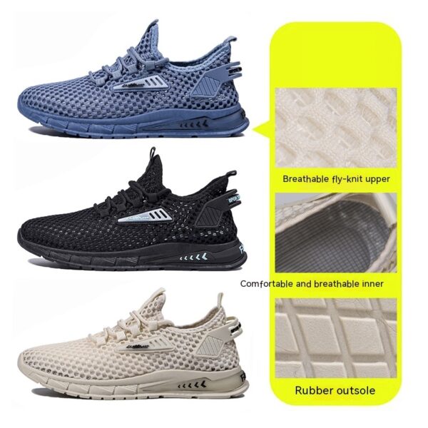 Men's Fashion Mesh Breathable Casual Sneaker - Image 4