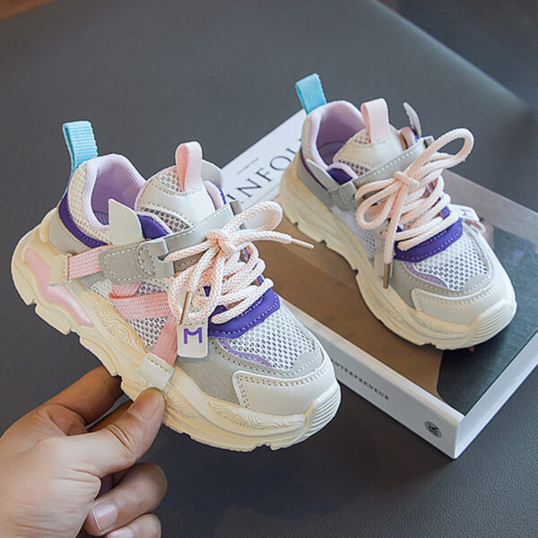 Boys' Fashion Simple Hollow Mesh Sneakers - Image 7