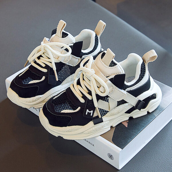 Boys' Fashion Simple Hollow Mesh Sneakers - Image 5