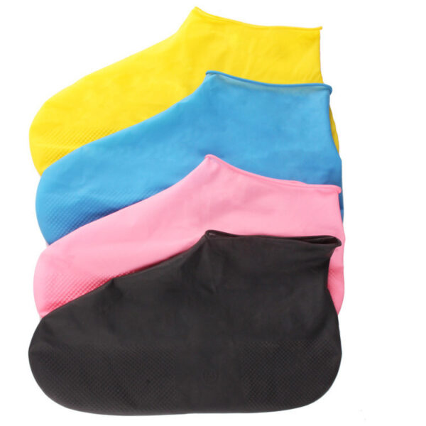 Men and women hiking slip wearable easy to carry silicone rain boots - Image 2