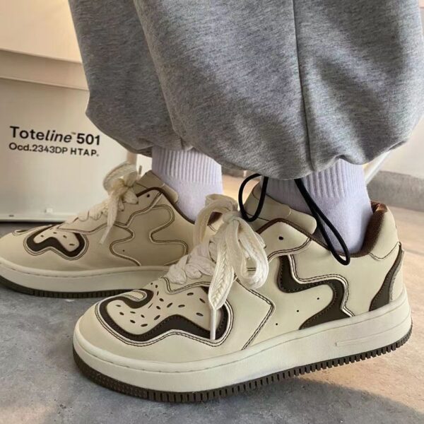 Men And Women Fashion Thick Bottom Casual Sports Shoes - Image 5