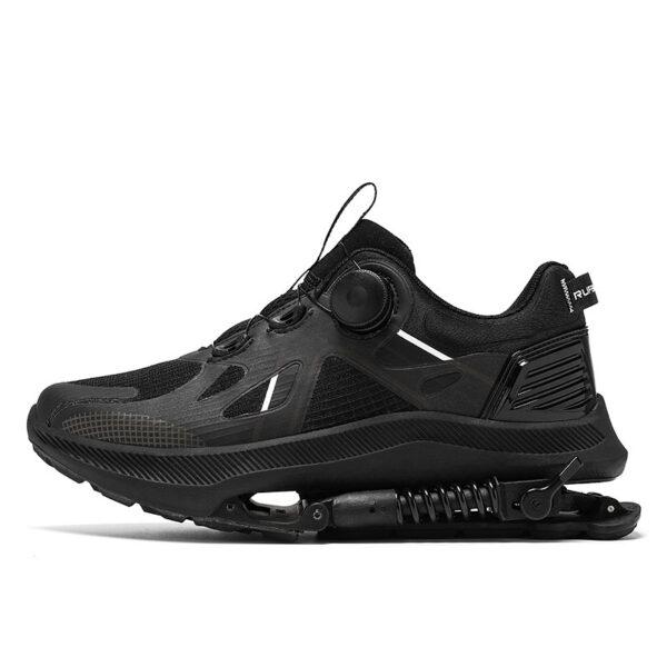 Black Tech Running Shoes Power Mechanical Running Shoes Marathon Running - Image 4