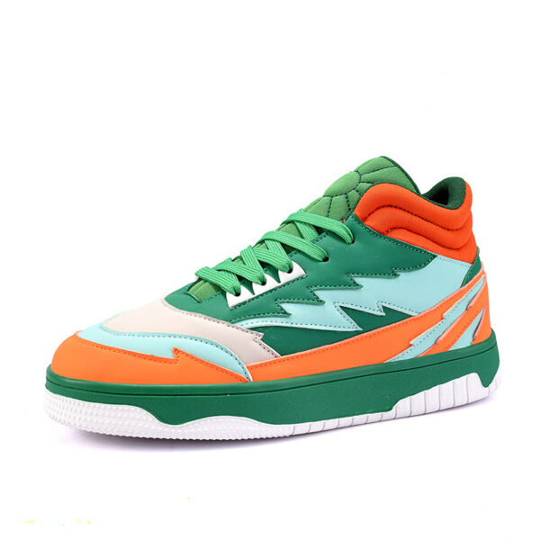 Men's Fashion Casual High-top Lace-up Sneakers - Image 9
