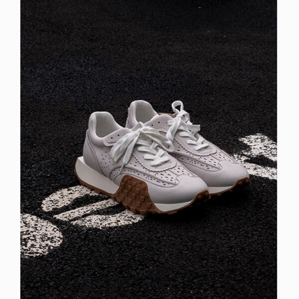 Retro Niche Thick-soled Jogging Casual Color-blocking Sneakers - Image 5