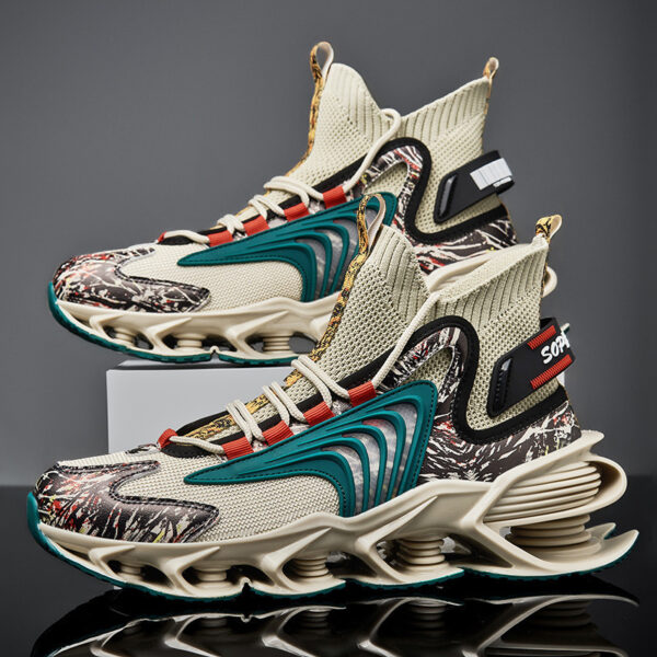 Flying Woven Large Size Mesh Men's Shoes - Image 3