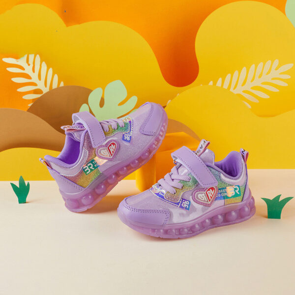 Teen Sports Shoes Girls Fashion Jelly Sole Sports Shoes Trend Single Shoes - Image 3