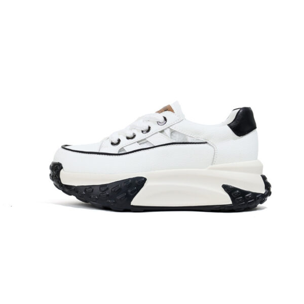 Women's Fashion Retro Versatile Thick-soled Hollow Sneakers - Image 3