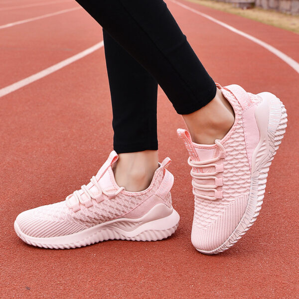Summer Flying Woven Couple Sports Running Shoes - Image 3