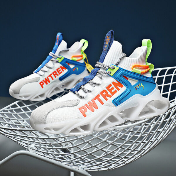 Increasing, Shock-absorbing, Casual Running, All-match Flying Woven Sports Shoes - Image 5