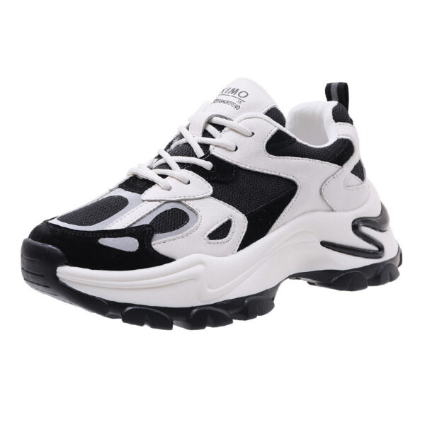Trifle With Retro Color Matching Student Casual Sneakers - Image 4